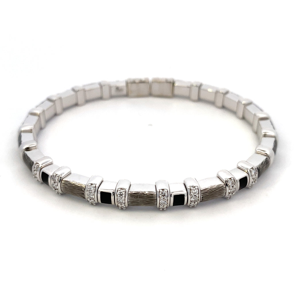 Graphite Grey Bangle Bracelet - WLH LIMITED