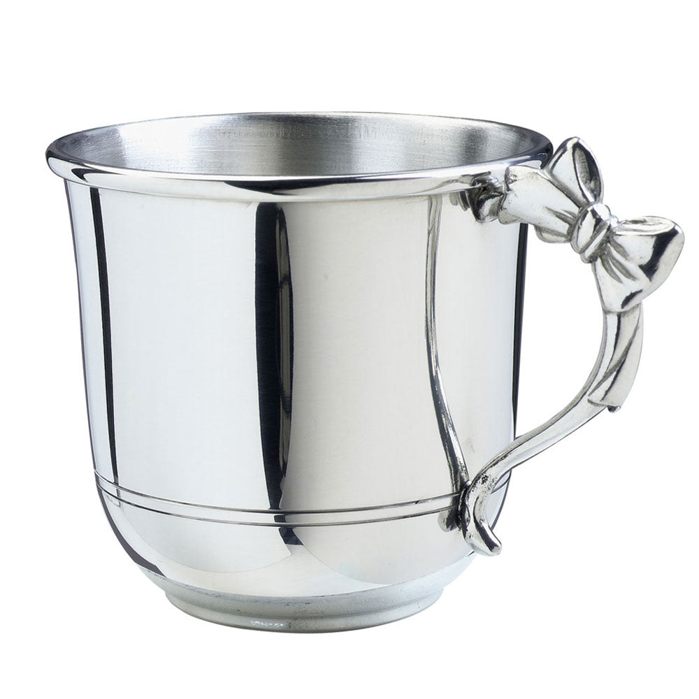 BOW HANDLE BABY CUP - SALISBURY PEWTER
