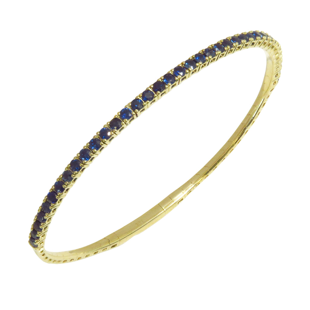 Flexi Sapphire Bangle Bracelet - 3RD MILLENNIUM DESIGNS LTD