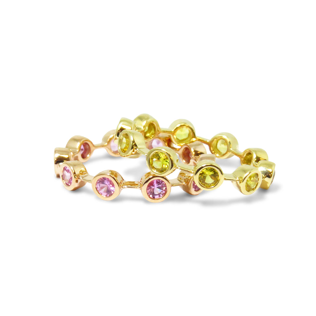 Yellow Sapphire Eternity Band - MARCO MOORE