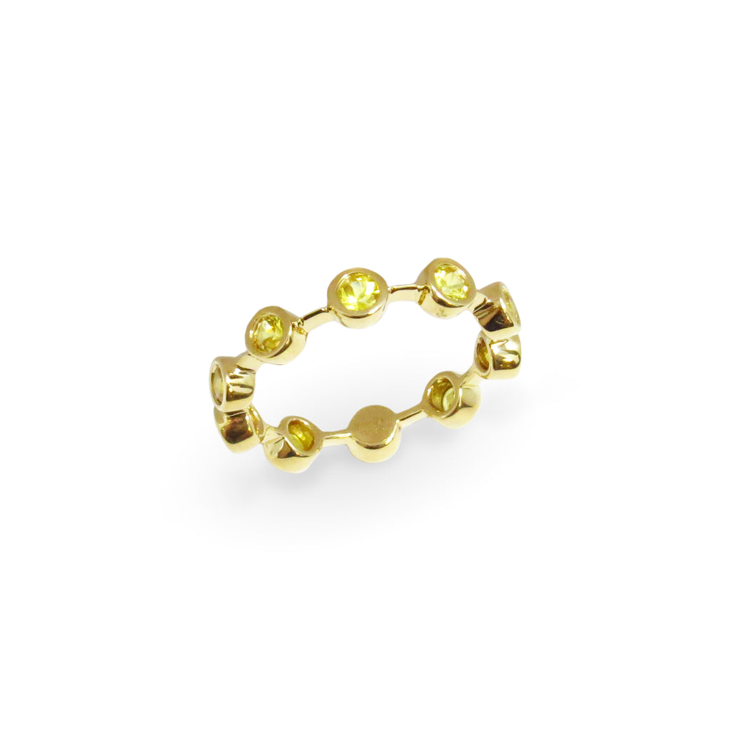 Yellow Sapphire Eternity Band - MARCO MOORE