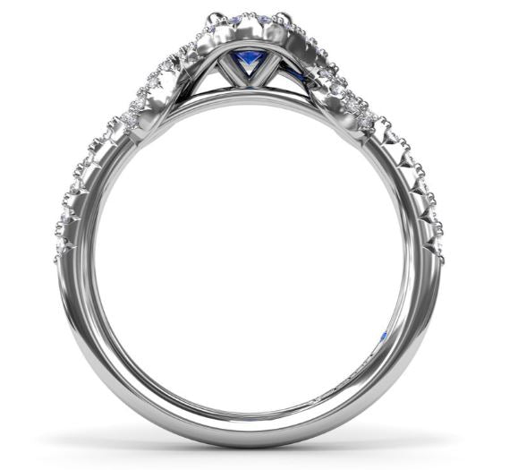 "Love Knot" Sapphire and Diamond Ring - FANA