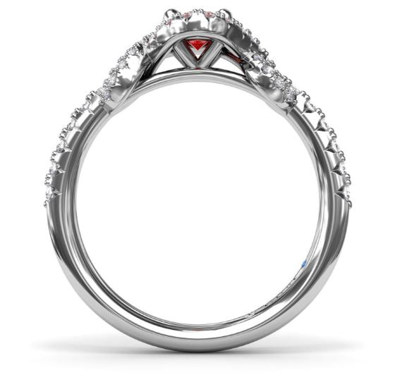 "Love Knot" Ruby and Diamond Ring - FANA
