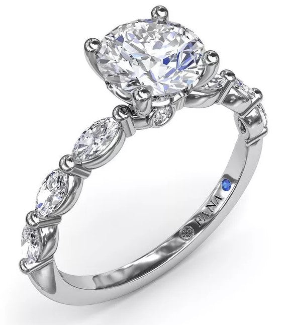 Perfectly Polished Diamond Engagement Ring - FANA