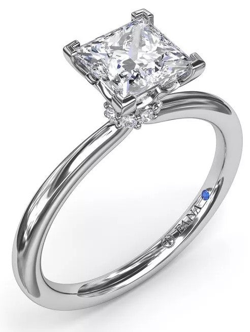 Princess Cut Diamond Engagement Ring - FANA