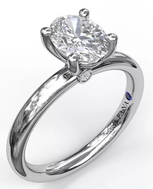 Classic Oval Cut Solitaire - FANA
