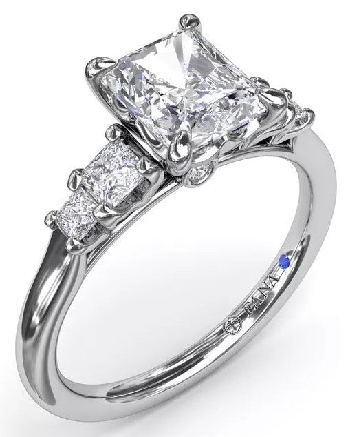 Princess Cut Diamond Engagement Ring - FANA