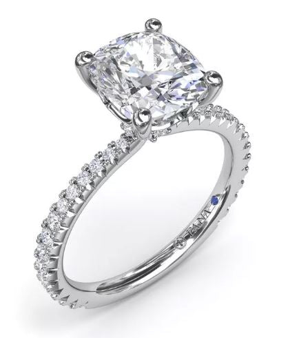 Diamond Collar Engagement Ring - FANA