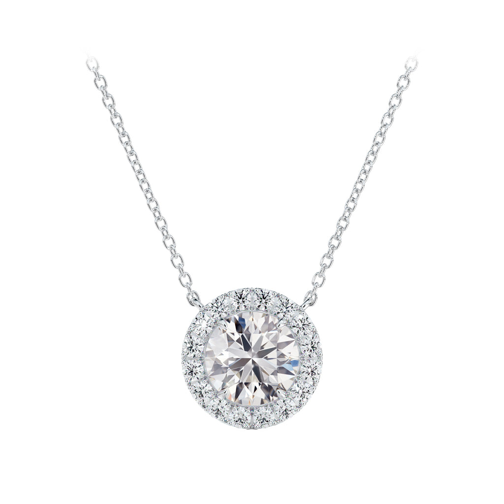 "Center of My Universe®" Halo Pendant - FOREVERMARK US INC