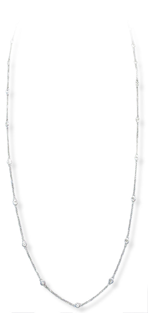 "Diamonds-by-the-Yard" - 36-inch Necklace - BRILLIANT ELEMENTS BE