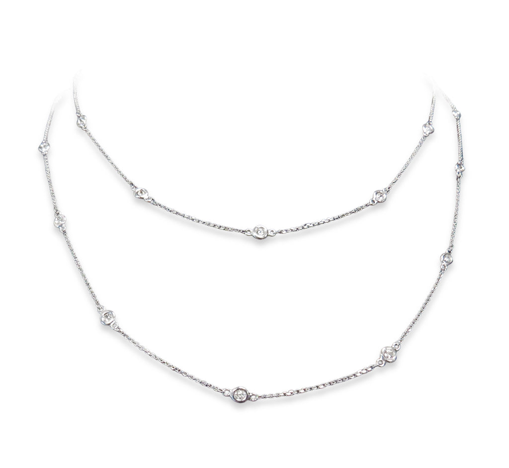 "Diamonds-by-the-Yard" - 36-inch Necklace - BRILLIANT ELEMENTS BE