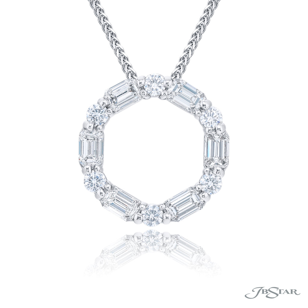 JB STAR DIAMOND CIRCLE PENDANT - JB STAR