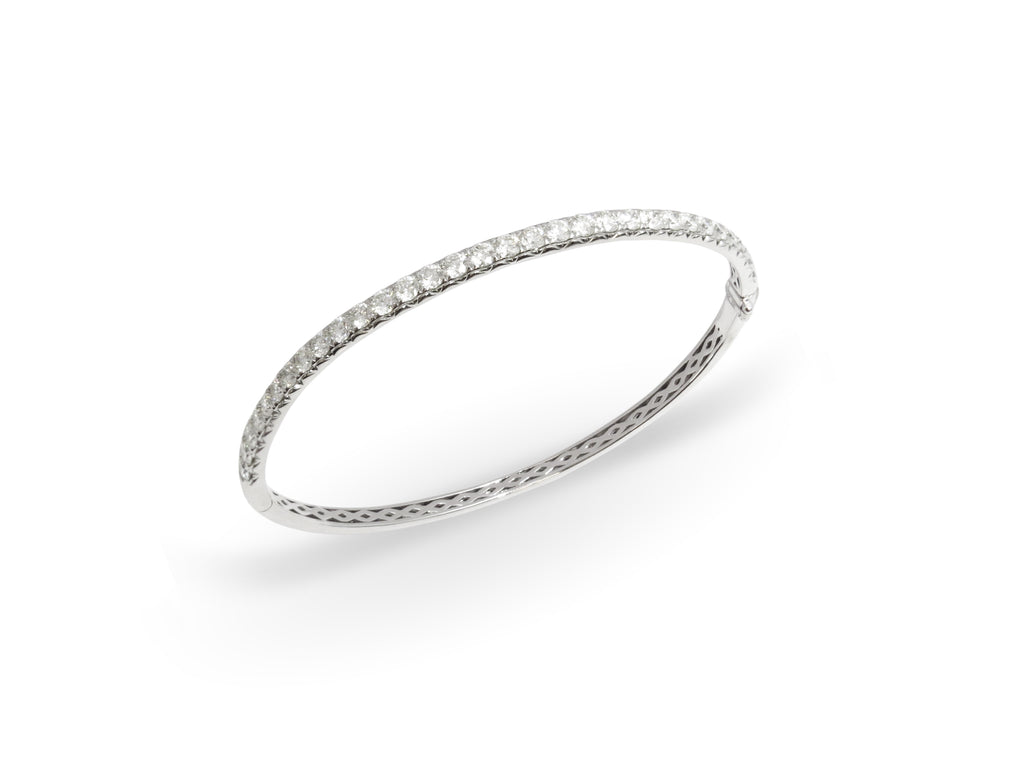 Diamond Bangle Bracelet - BRILLIANT ELEMENTS BE