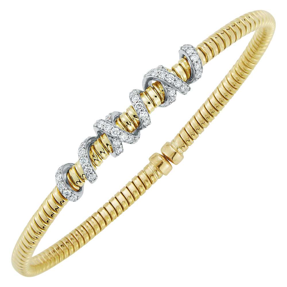 DIAMOND CUFF BRACELET - DA GOLD PRODUCTS