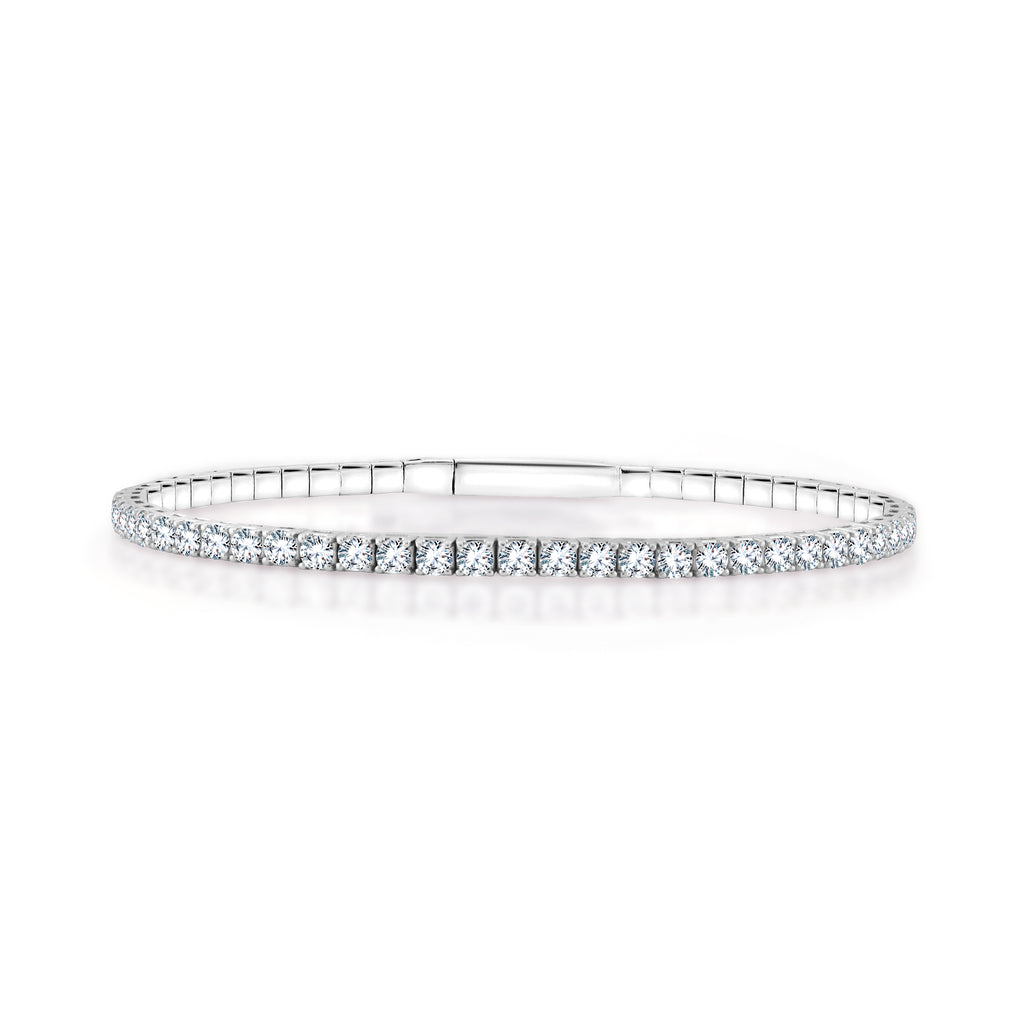 Flexi Diamond Bangle Bracelet - BRILLIANT ELEMENTS BE