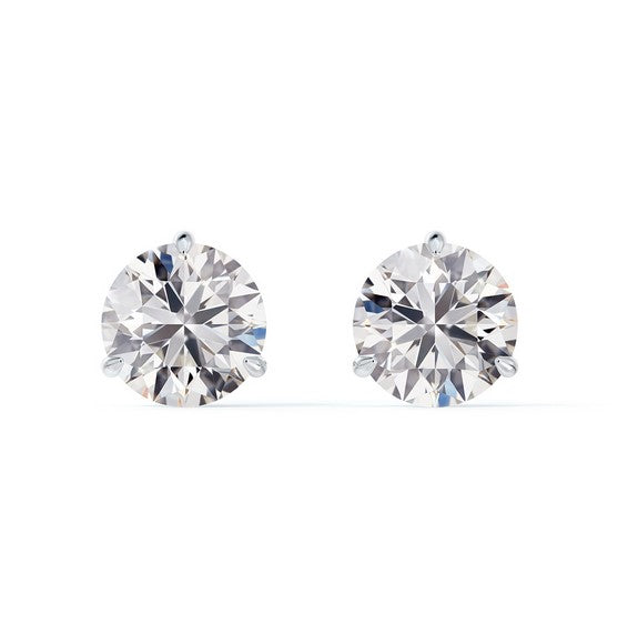 Classic Three Prong 0.80CT Diamond Stud Earrings - FOREVERMARK US INC