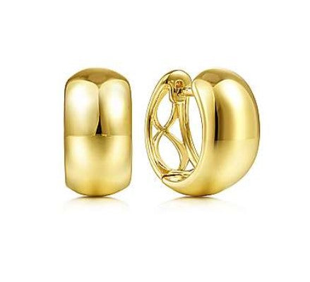 Gold Huggie Earrings - GABRIEL BROS, INC