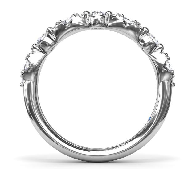 Alternating Marquise and Round Diamond Ring - FANA