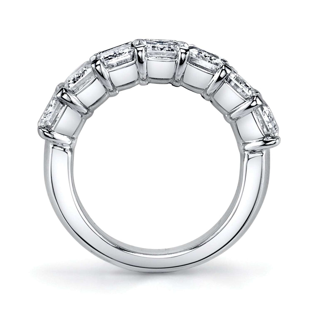 Asscher Diamond Band - JOSHUA J FINE JEWELRY