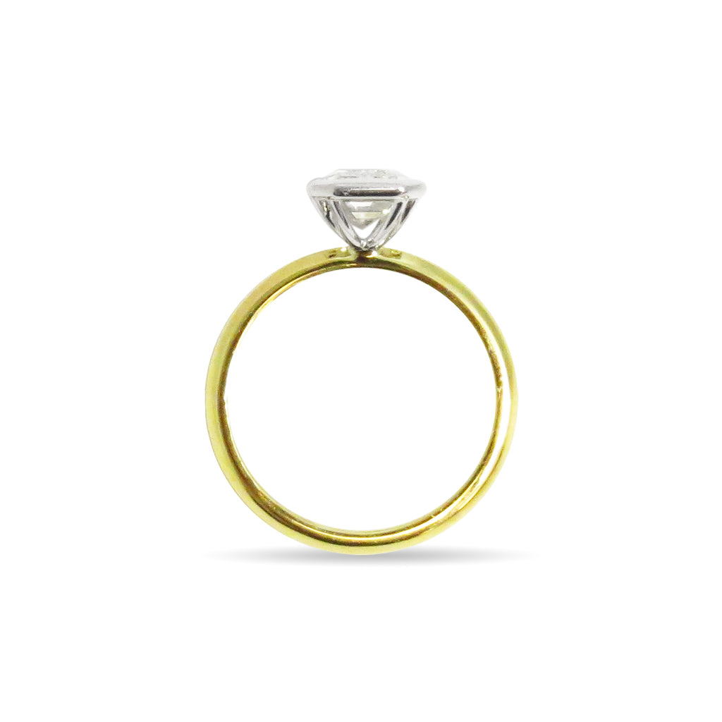 Emerald Cut Diamond Ring - MARTIN FLYER INC