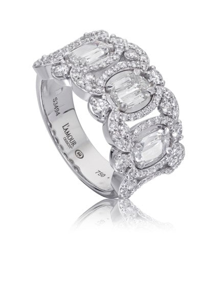 L'AMOUR CRISSCUT® DIAMOND ANNIVERSARY BAND - CHRISTOPHER DESIGNS INC