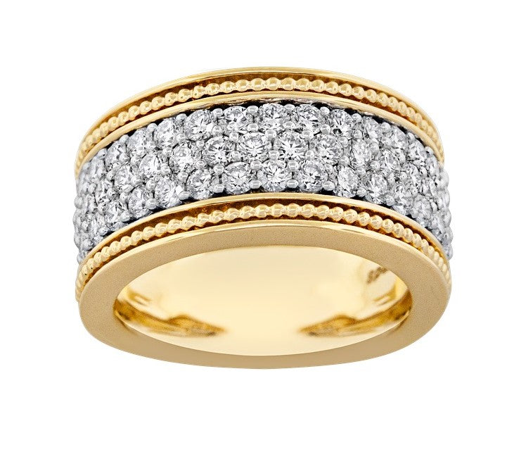 Diamond Gold Fashion Ring - SPARK CREATIONS INC