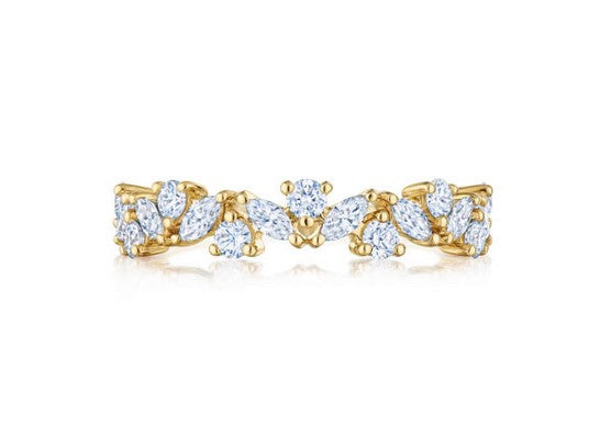 Half Circle Ring with Marquise Diamonds - KWIAT