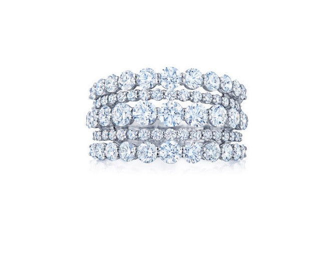 Five Row Ring with Diamonds - KWIAT