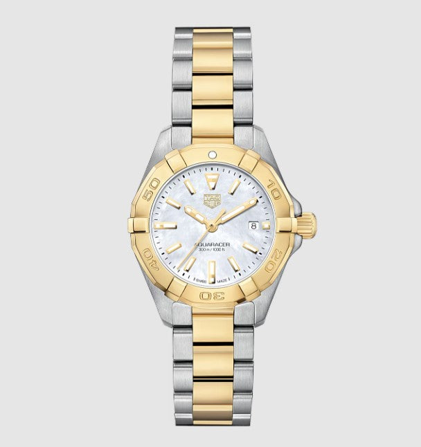 TAG HEUER AQUARACER - GOLD AND STEEL - LVMH/TAG HEUER USA