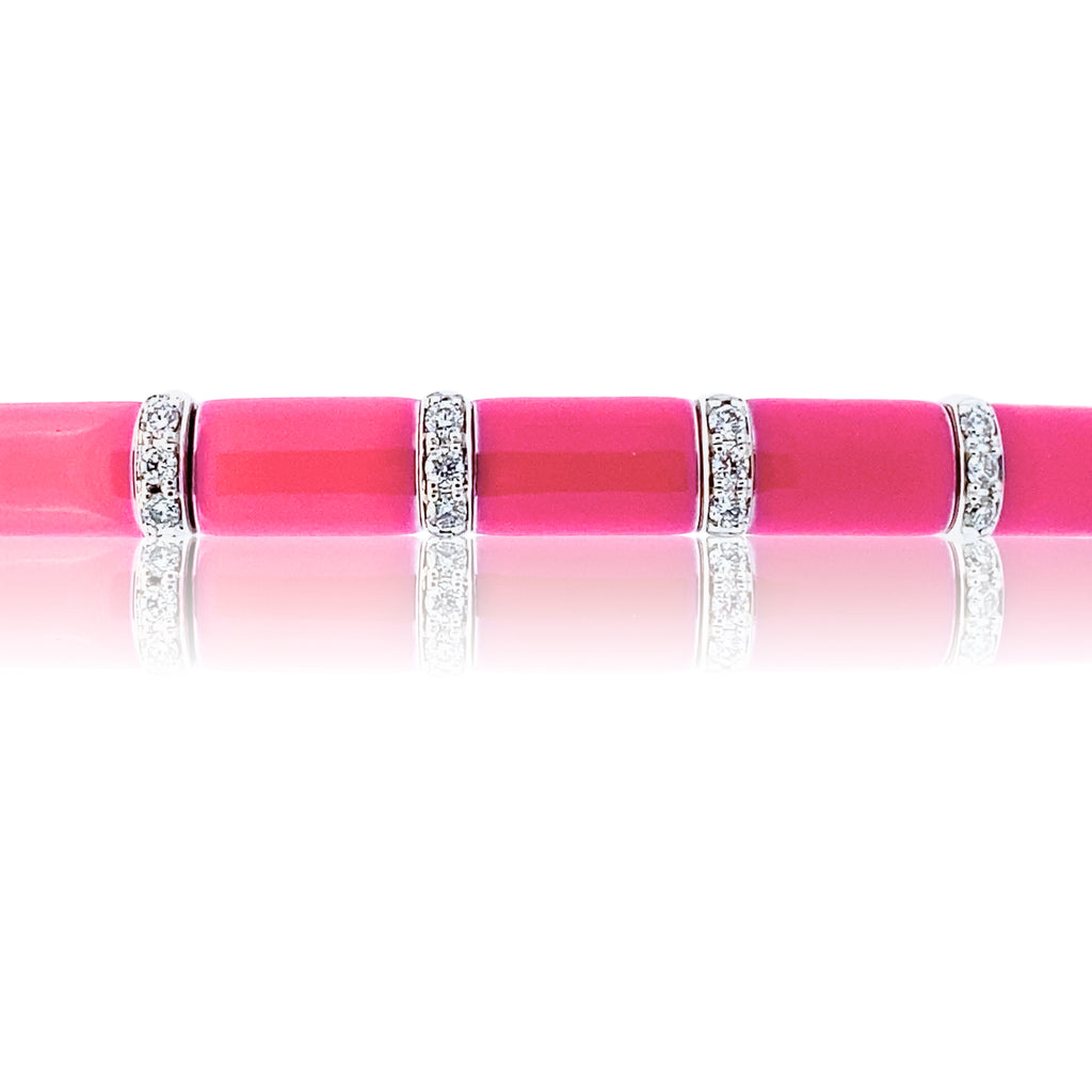 Hot Pink Bangle Bracelet - WLH LIMITED