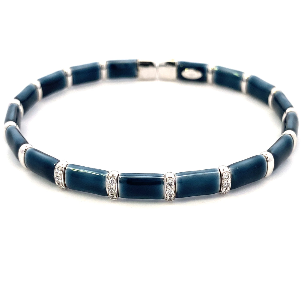 Cobalt Blue Bangle Bracelet - WLH LIMITED
