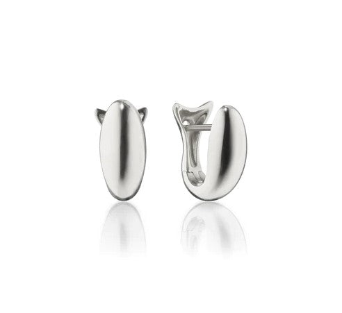 Sterling Silver Small Huggie Earrings - MRK FINE ARTS LLC MRK