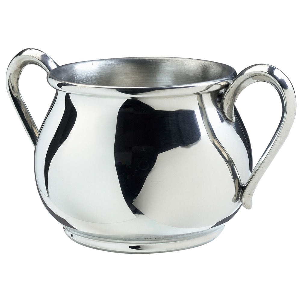 BULGED DOUBLE HANDLE BABY CUP - SALISBURY PEWTER