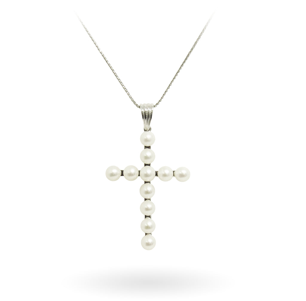 Pearl Cross Pendant - CHEN INTERNATIONAL TRADING CO