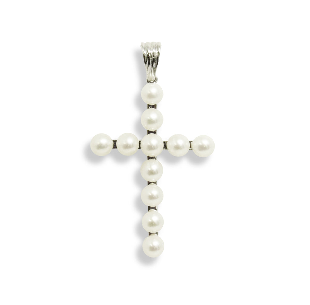 Pearl Cross Pendant - CHEN INTERNATIONAL TRADING CO