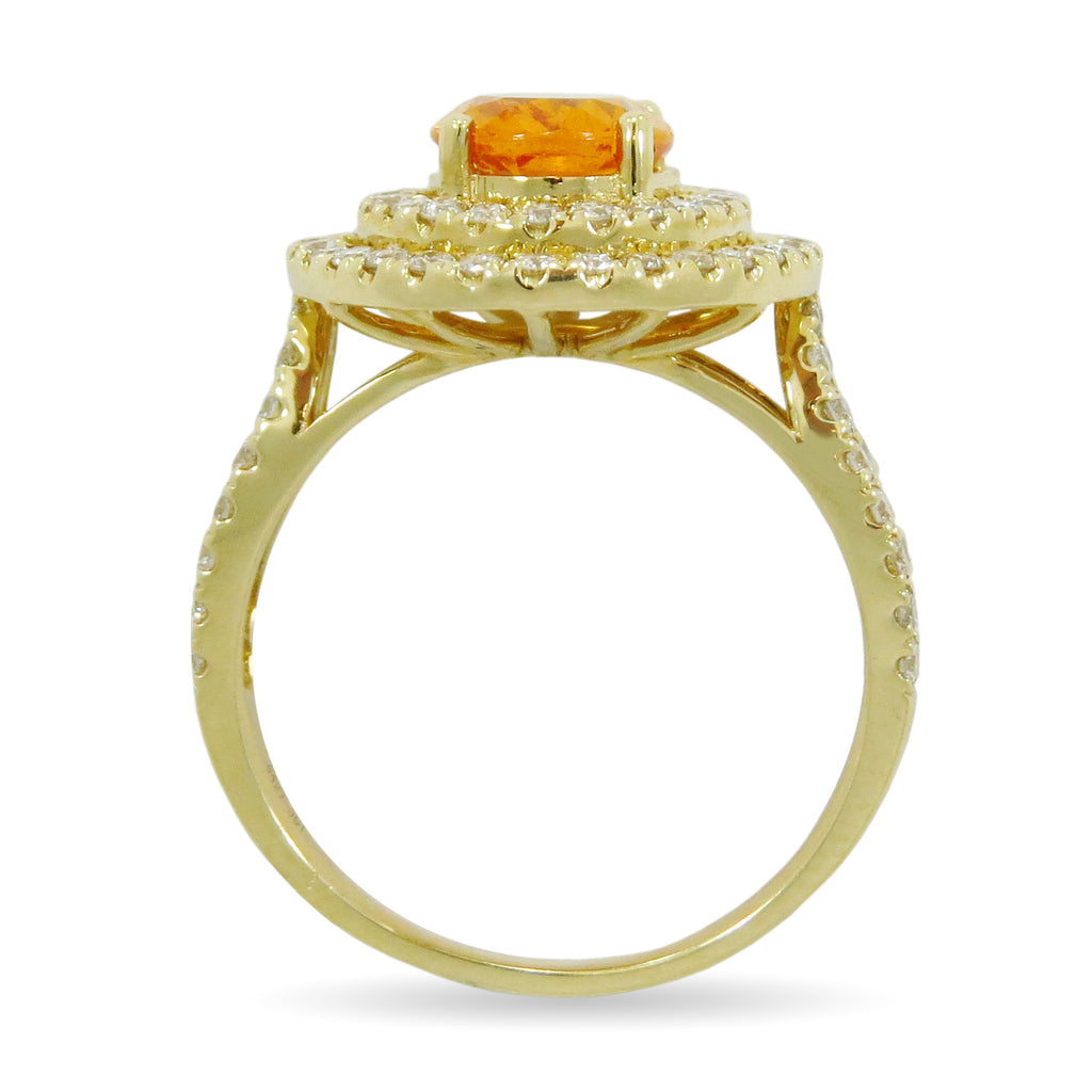 Mandarin Garnet Ring - HEERA MOTI INC