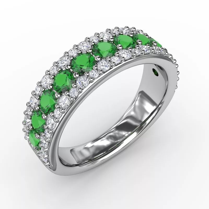 "No One Like You" Emerald and Diamond Ring - FANA