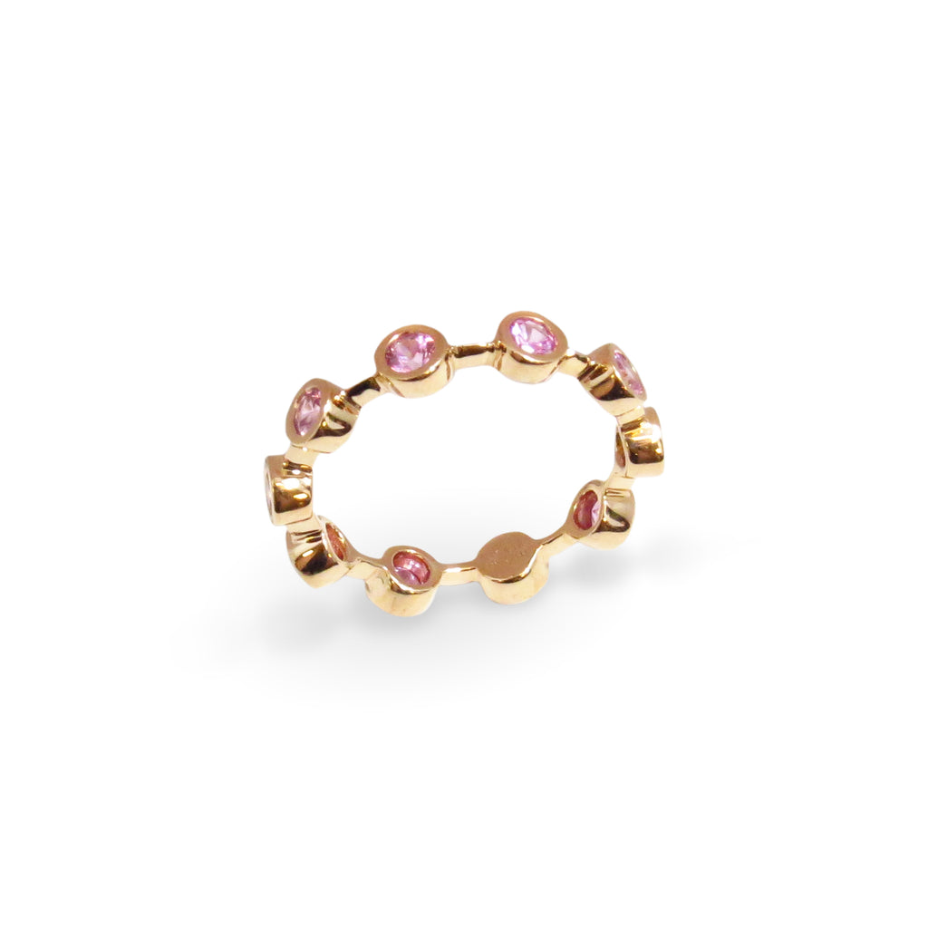 Pink Sapphire Eternity Band - MARCO MOORE