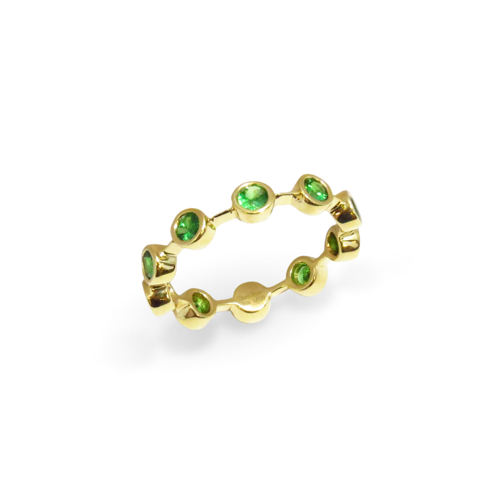 Green Garnet Eternity Band - MARCO MOORE