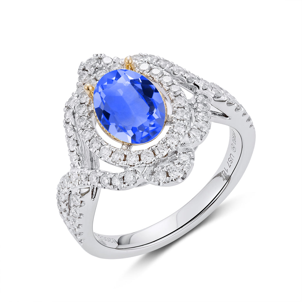 Oval Sapphire Ring - HEERA MOTI INC