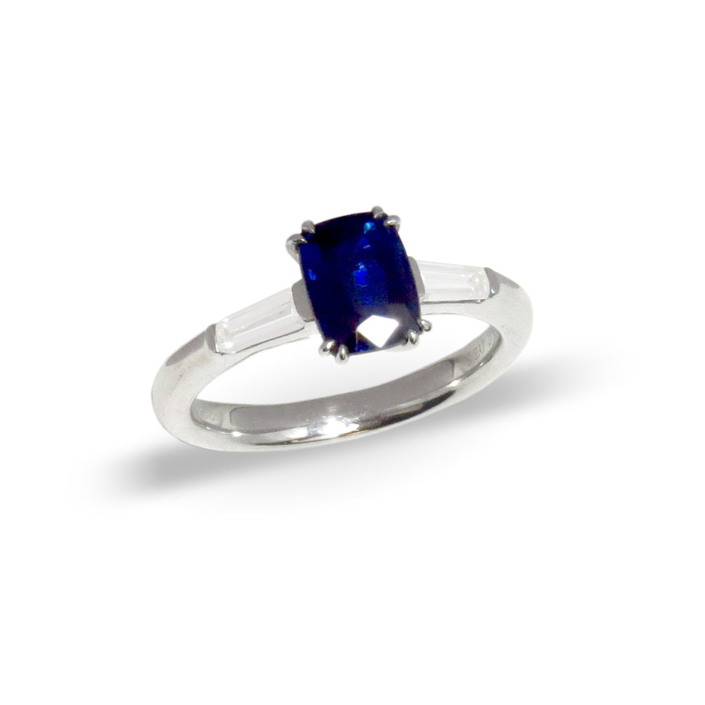 Sapphire and Diamond Ring - JYE'S INTERNATIONAL INC