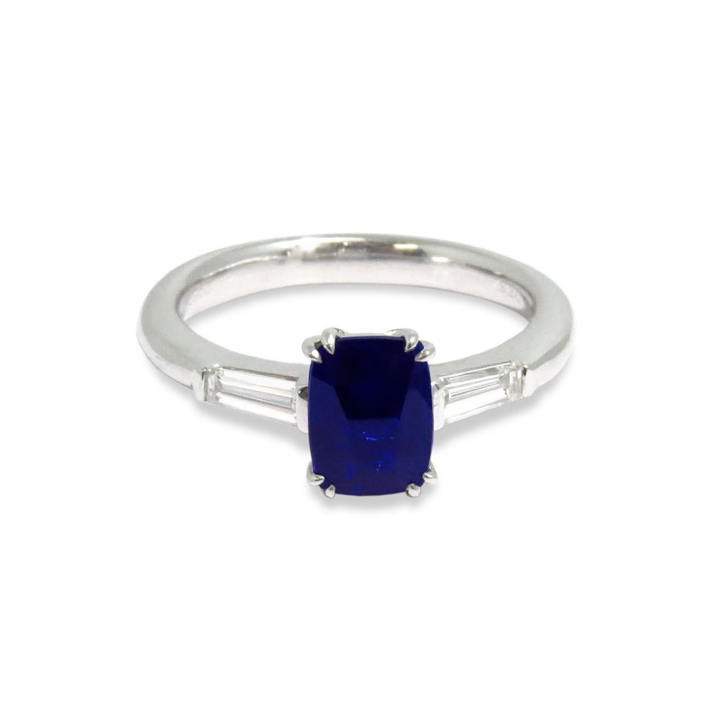 Sapphire and Diamond Ring - JYE'S INTERNATIONAL INC