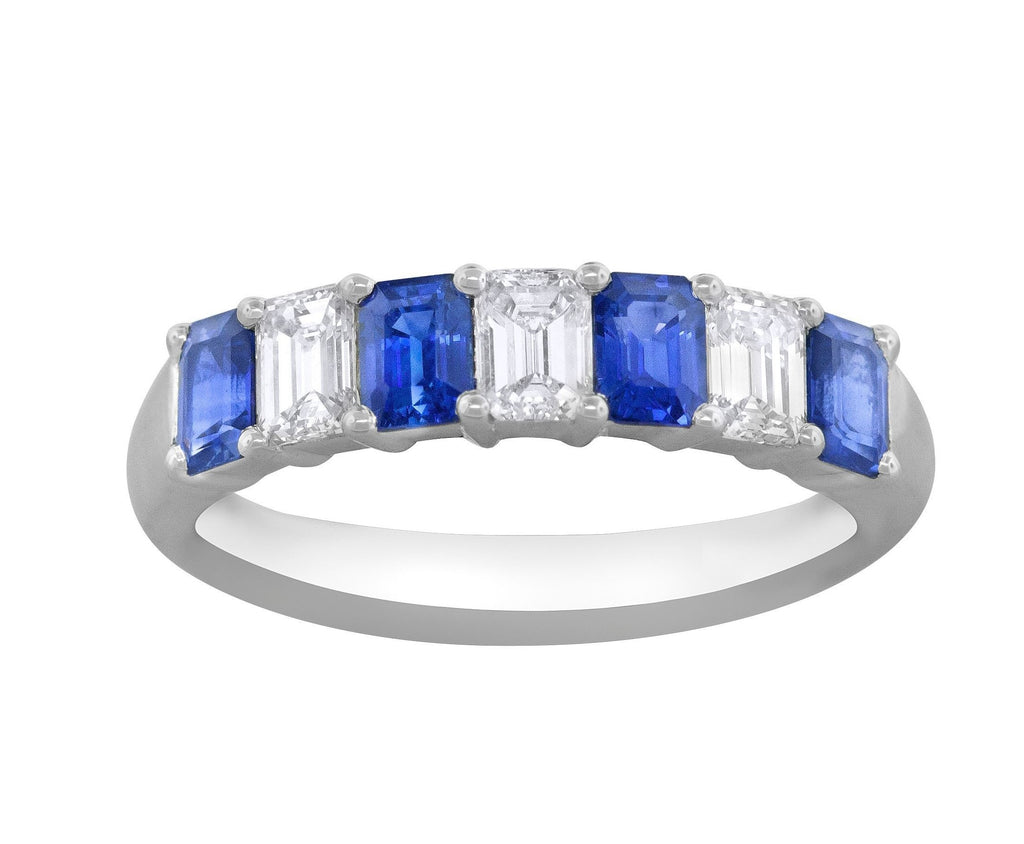 Sapphire and Diamond Band - SPARK CREATIONS INC