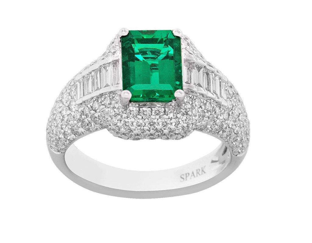 Emerald Ring - SPARK CREATIONS INC