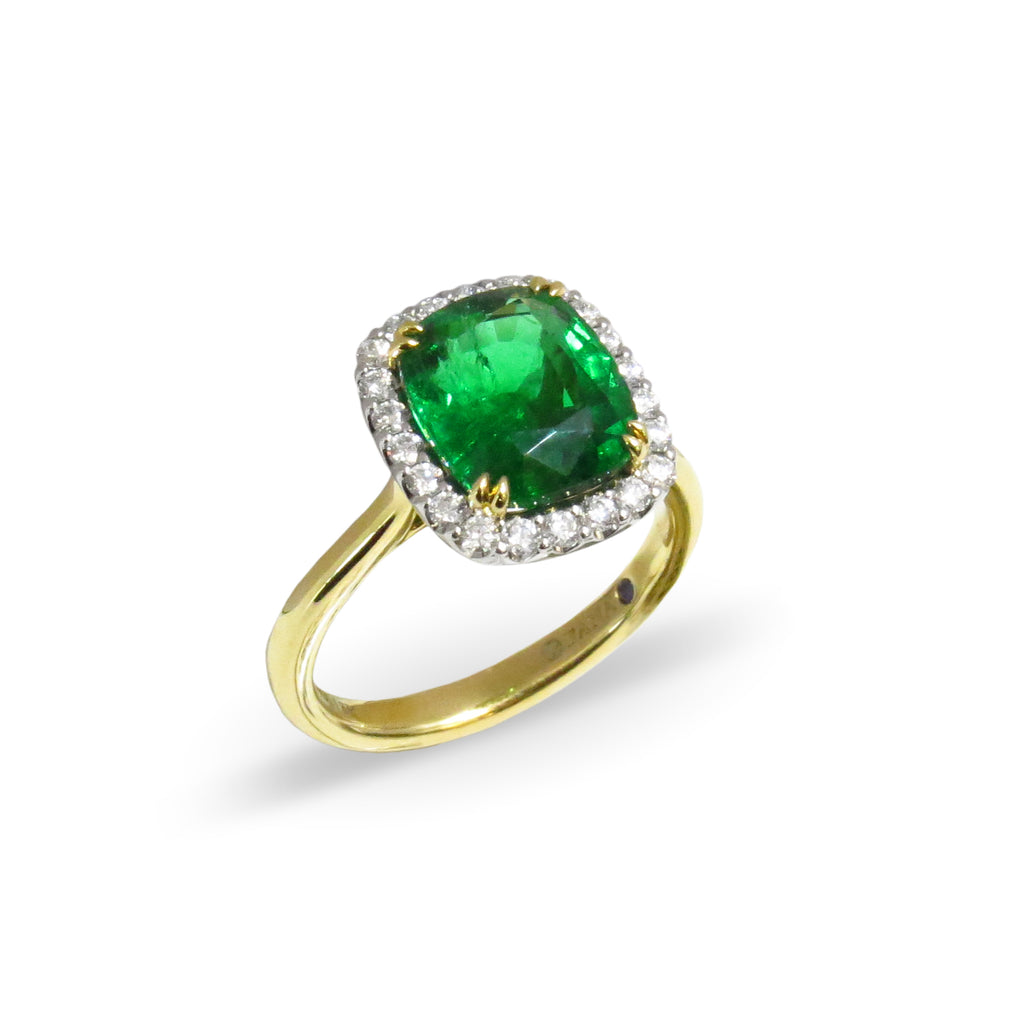 Emerald and Gold Ring - FANA