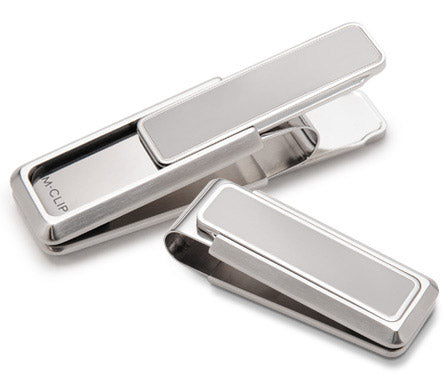 Stainless Brushed With Polished Border Money Clip - M CLIP