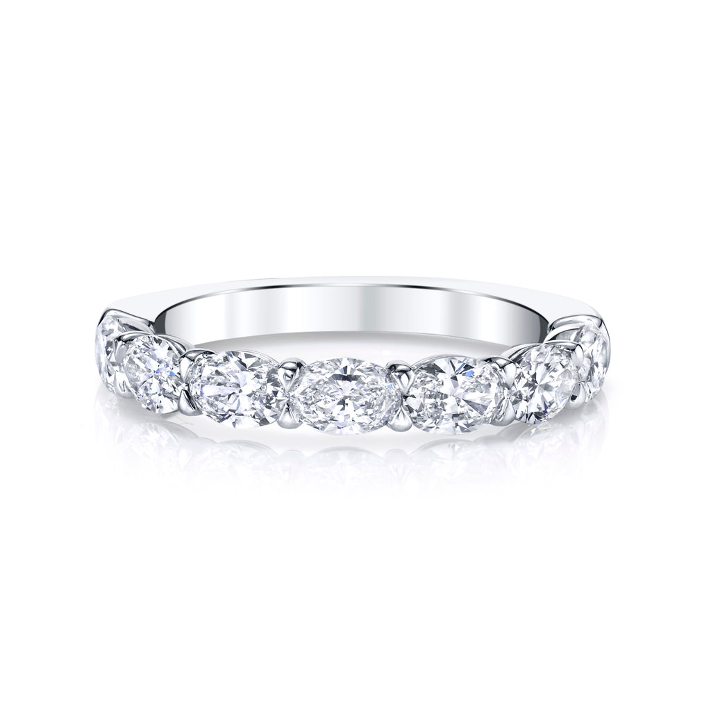 Oval Diamond Band - JOSHUA J FINE JEWELRY