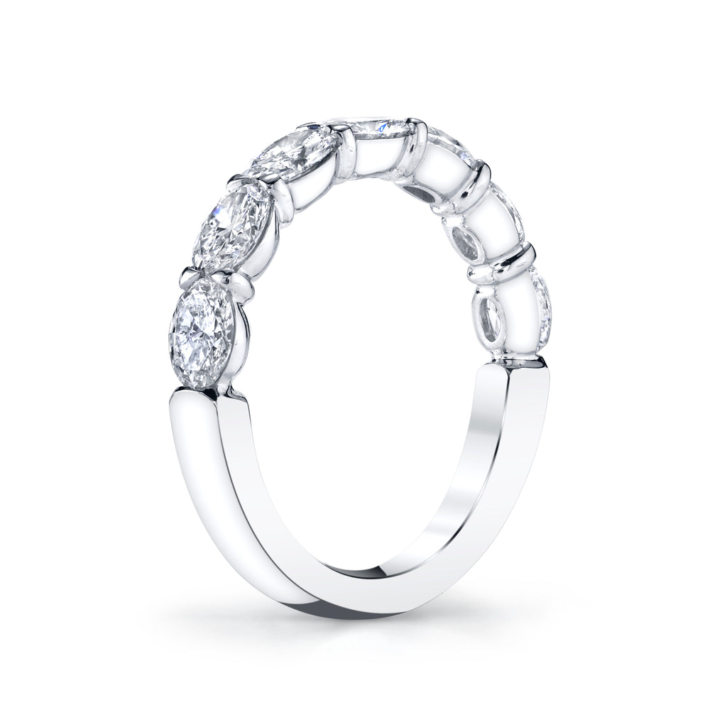 Oval Diamond Band - JOSHUA J FINE JEWELRY