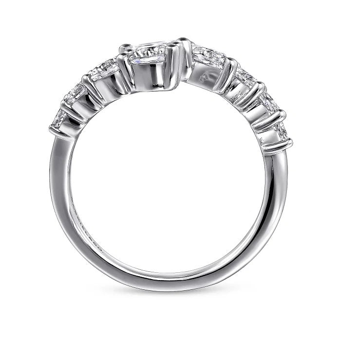 Diamond Bypass Ring - GABRIEL BROS, INC