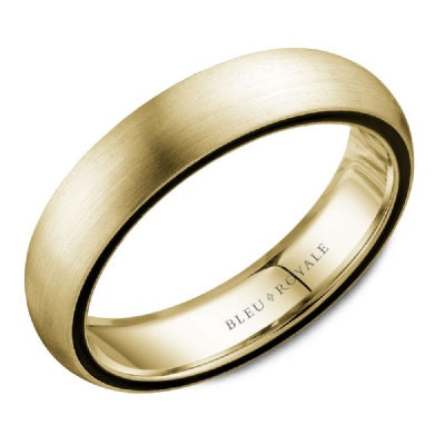 Bleu Royale Gents Wedding Band - CROWNRING